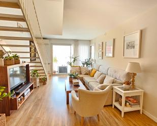 Living room of Attic for sale in Sabadell  with Air Conditioner, Terrace and Balcony