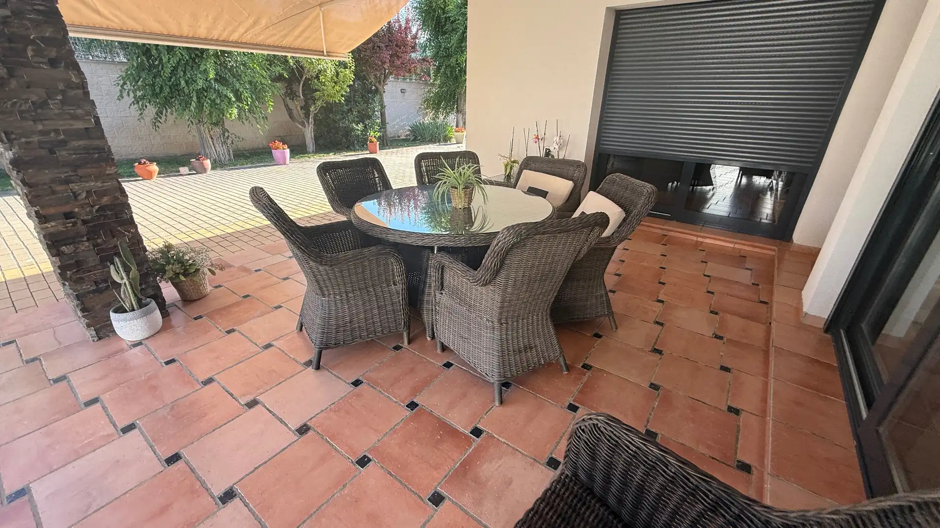 Terrasse von Haus oder Chalet zum Verkauf in Albacete mit Klimaanlage, Heizung und Privatgarten