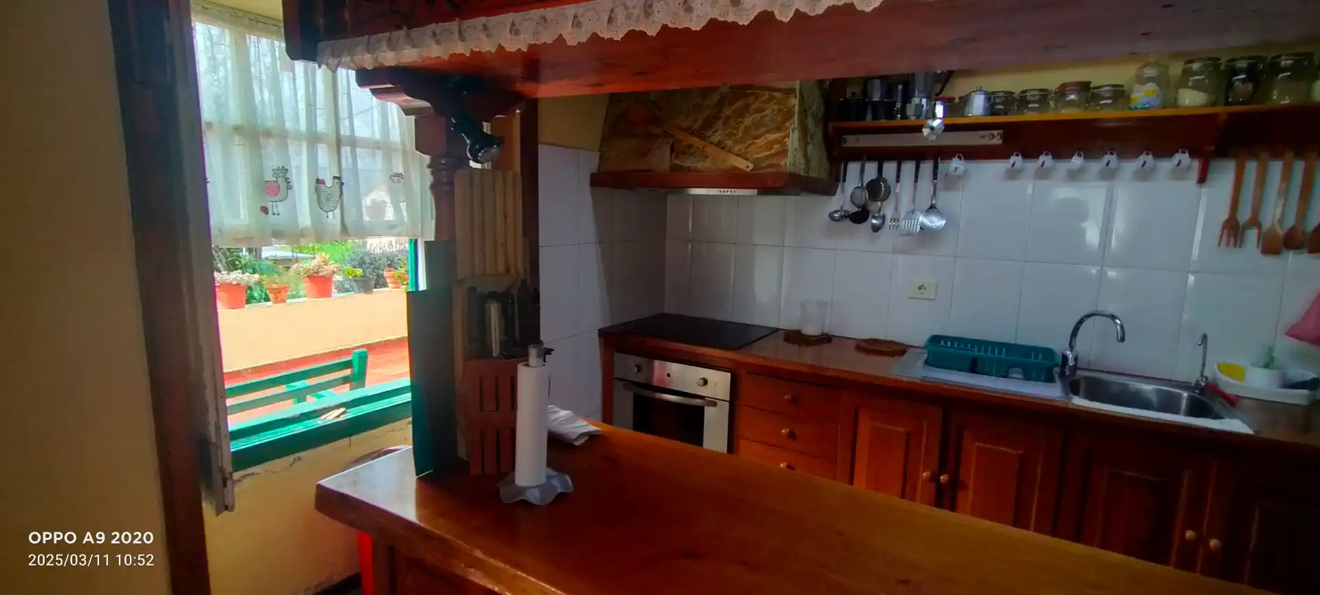 Cuina de Finca rústica en venda en San Cristóbal de la Laguna amb Jardí privat, Parquet i Terrassa