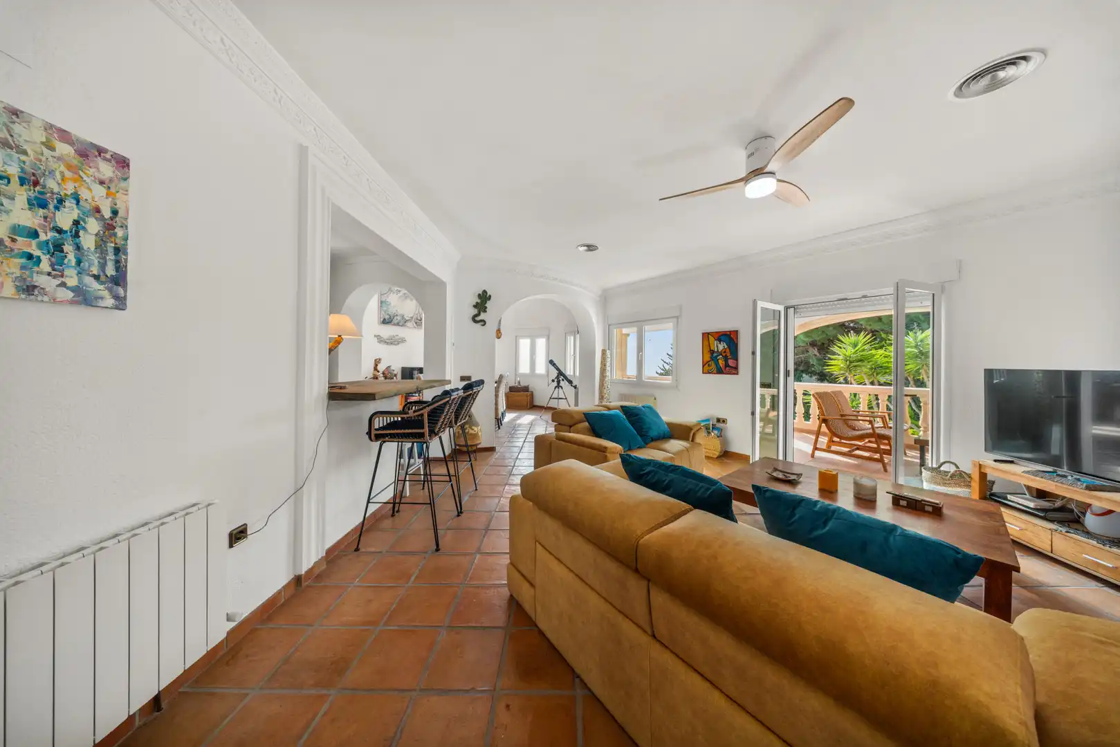 Living room of Houses for sale in Jávea / Xàbia  with Heating, Private garden and Terrace