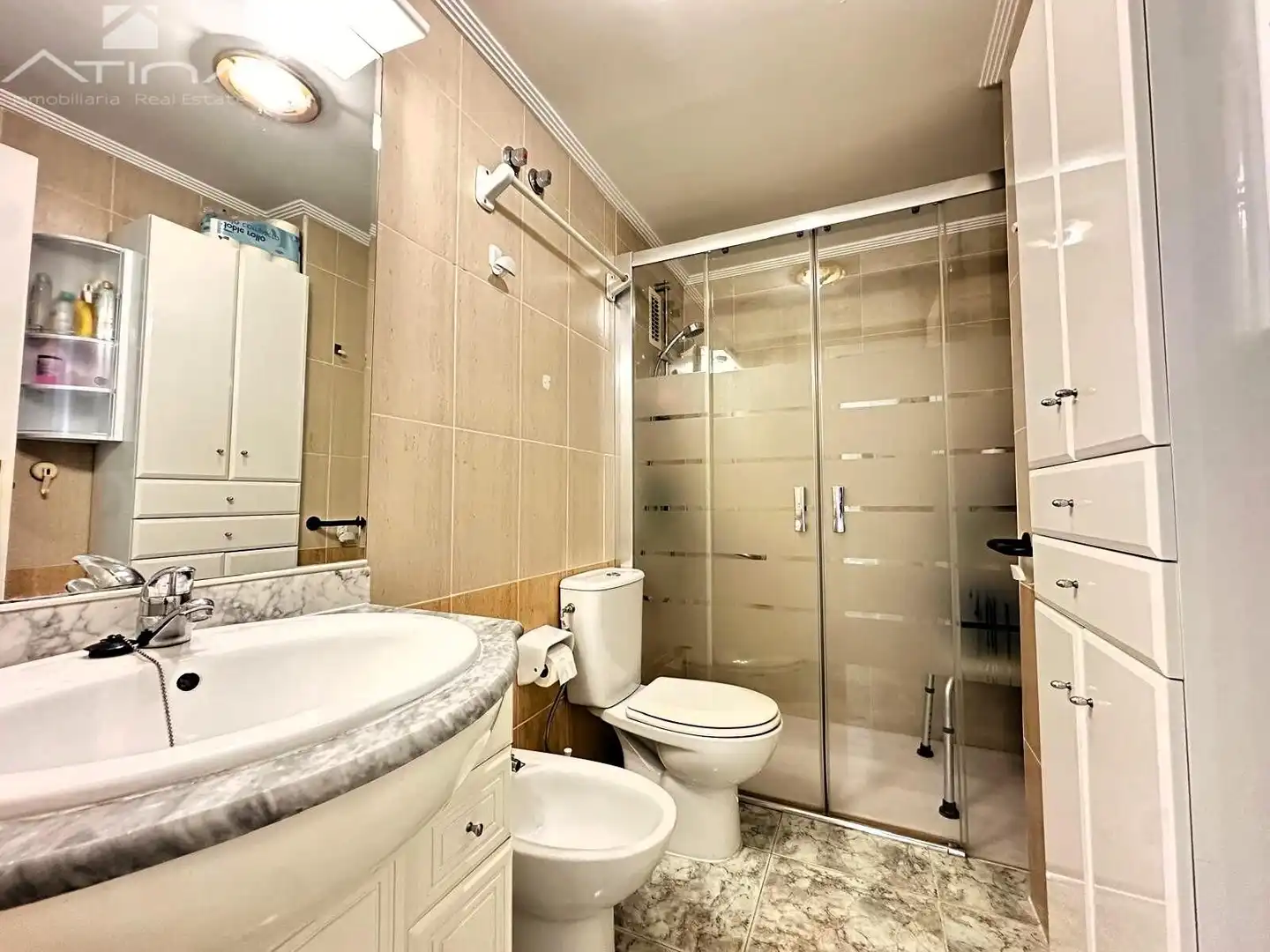 Baño de Apartamento en venta en Bellreguard con Aire acondicionado, Calefacción y Terraza