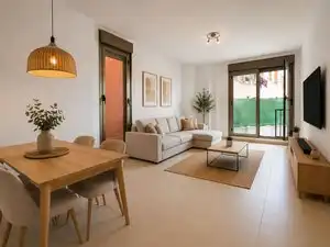 Sala de estar de Piso en venta en Cadrete con Calefacción, Jardín privado y Trastero