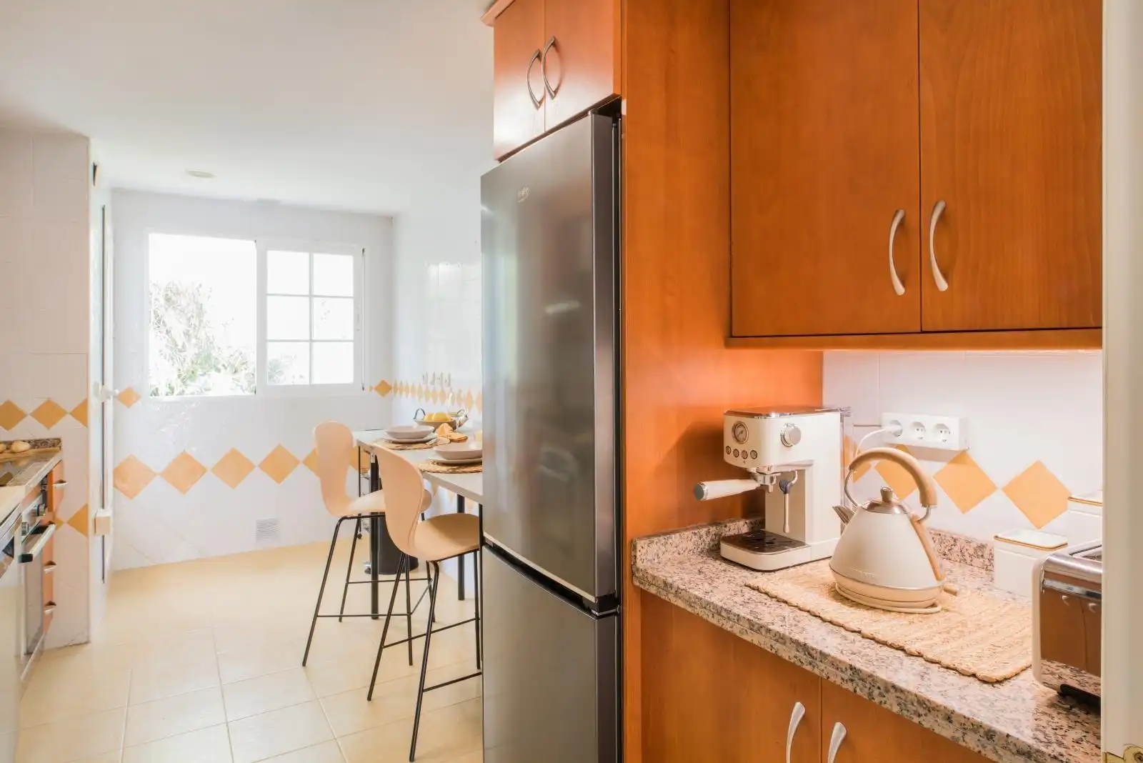 Kitchen of Flat for sale in Marbella  with Air Conditioner, Terrace and Furnished