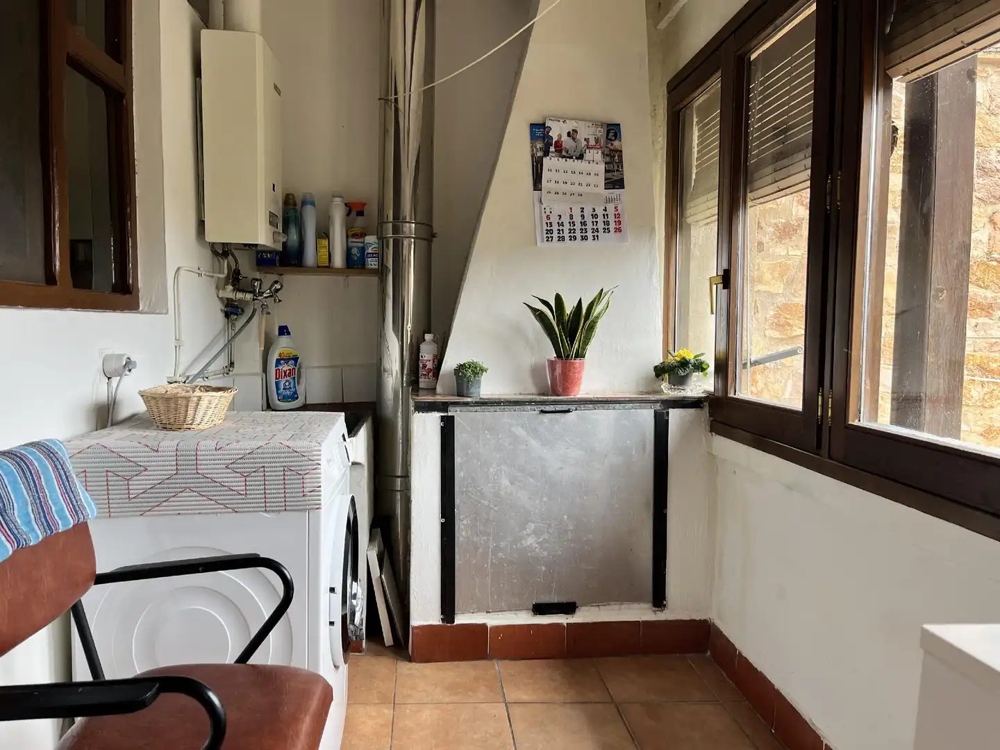 Cocina de Casa o chalet en venta en Alquézar con Calefacción y Terraza