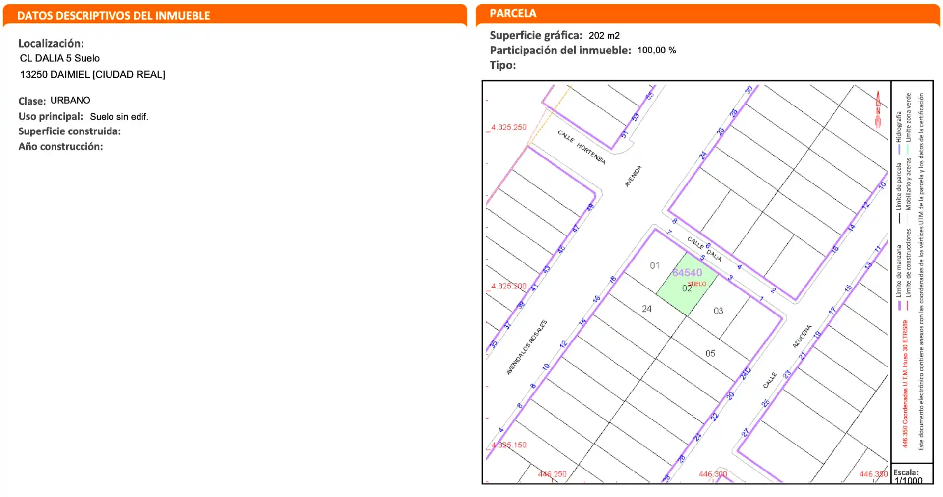 Residencial en venta en Daimiel