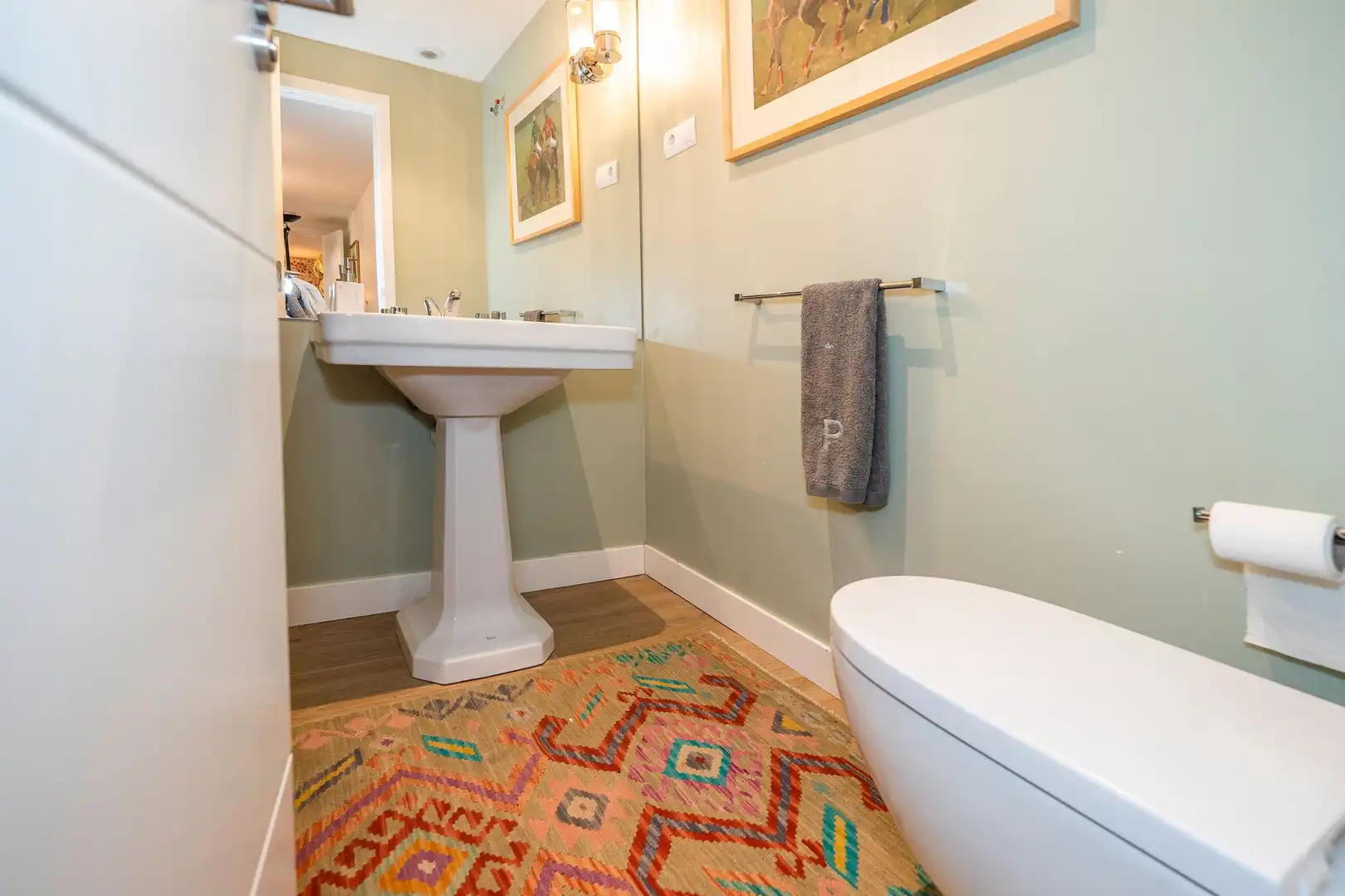 Bathroom of Flat for sale in La Moraleja  with Air Conditioner, Heating and Private garden