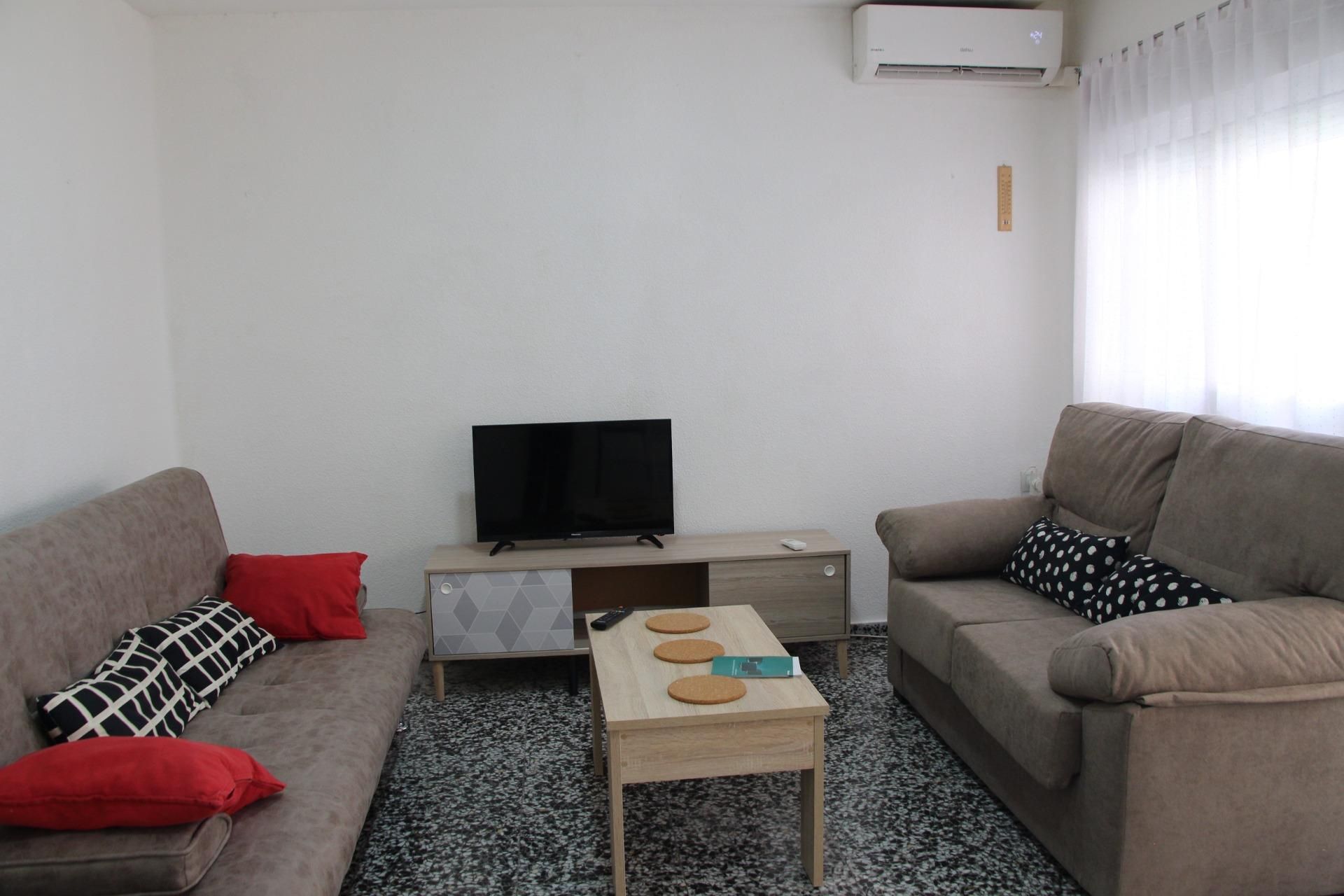 Sala d'estar de Apartament de lloguer en Moncada amb Aire condicionat, Calefacció i Balcó
