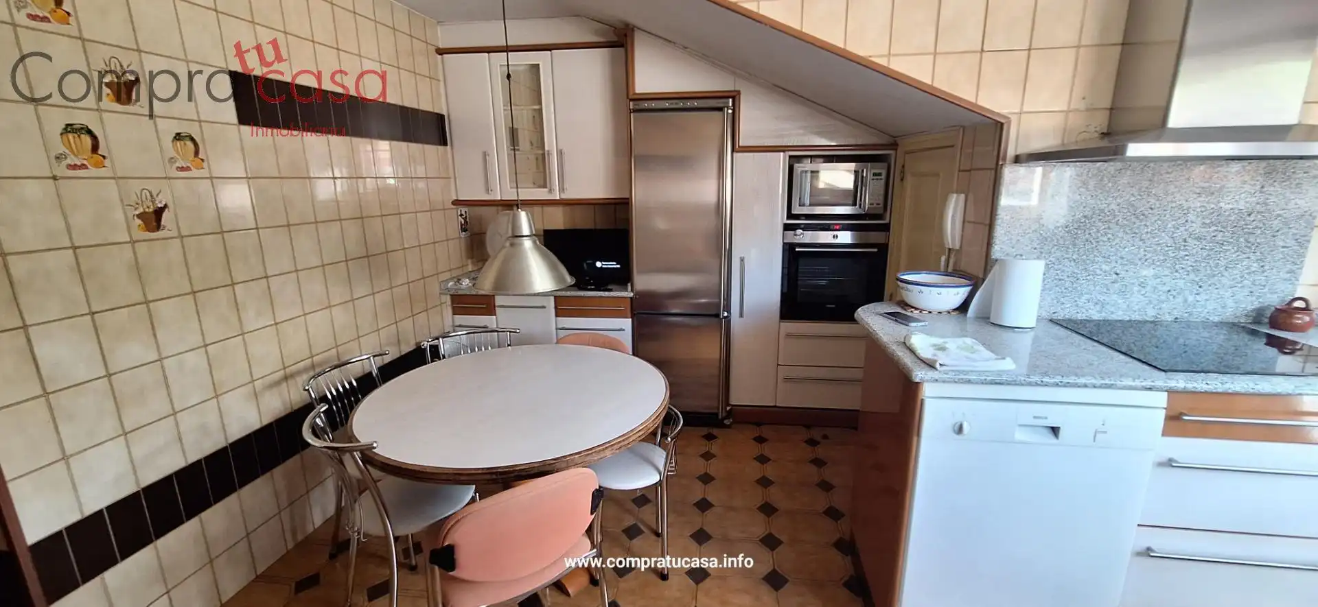 Kitchen of Attic for sale in Segovia  with Heating, Parquet flooring and Terrace