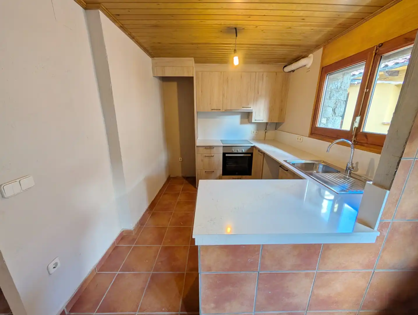 Cocina de Apartamento en venta en Vilallonga de Ter