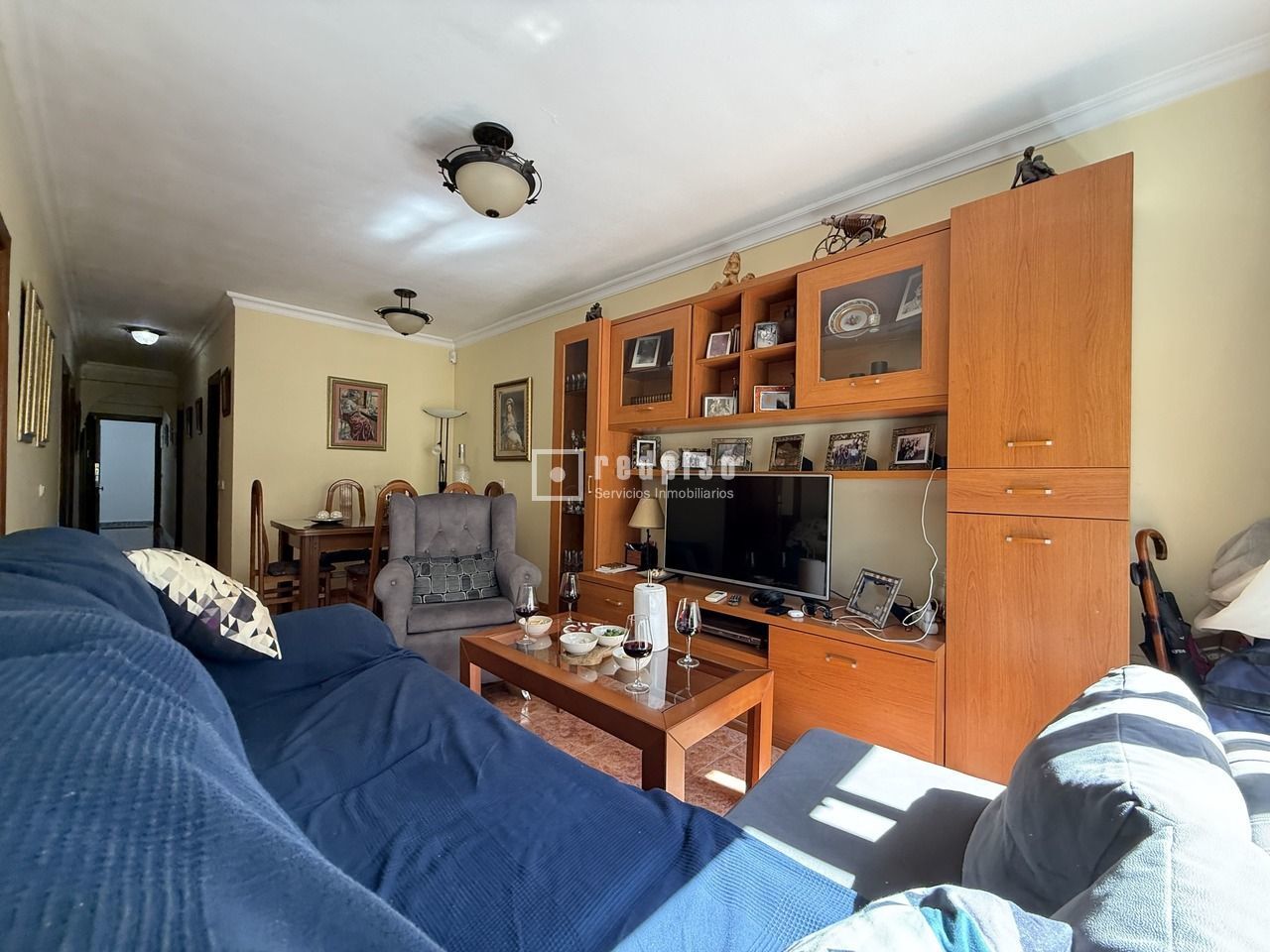 Sala d'estar de Pis en venda en Málaga Capital amb Aire condicionat