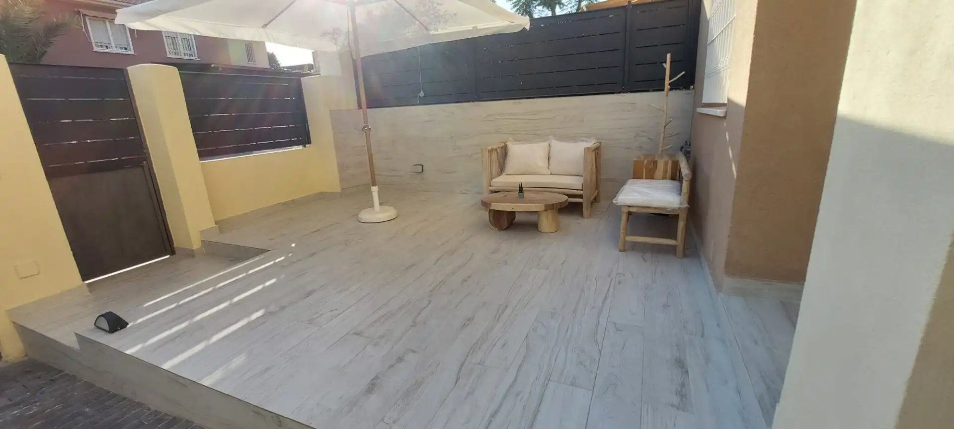 Terraza de Dúplex de alquiler en Murcia con Aire acondicionado, Jardín privado y Terraza