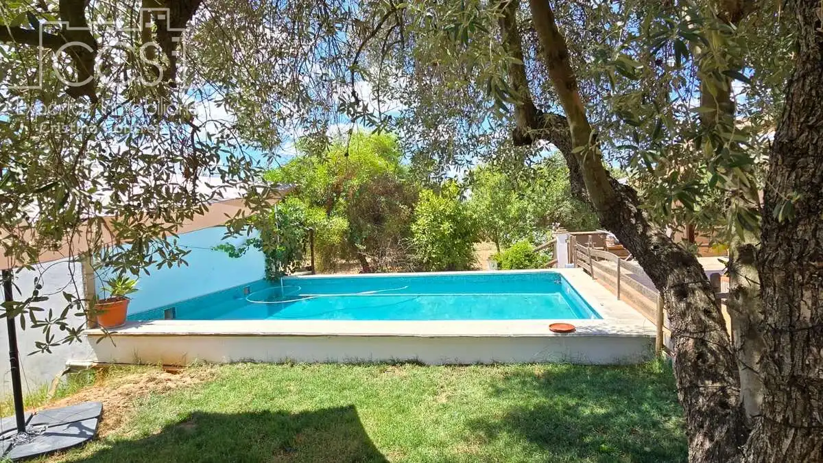 Swimming pool of Country homes for sale in Pilas  with Air Conditioner, Terrace and Storage room