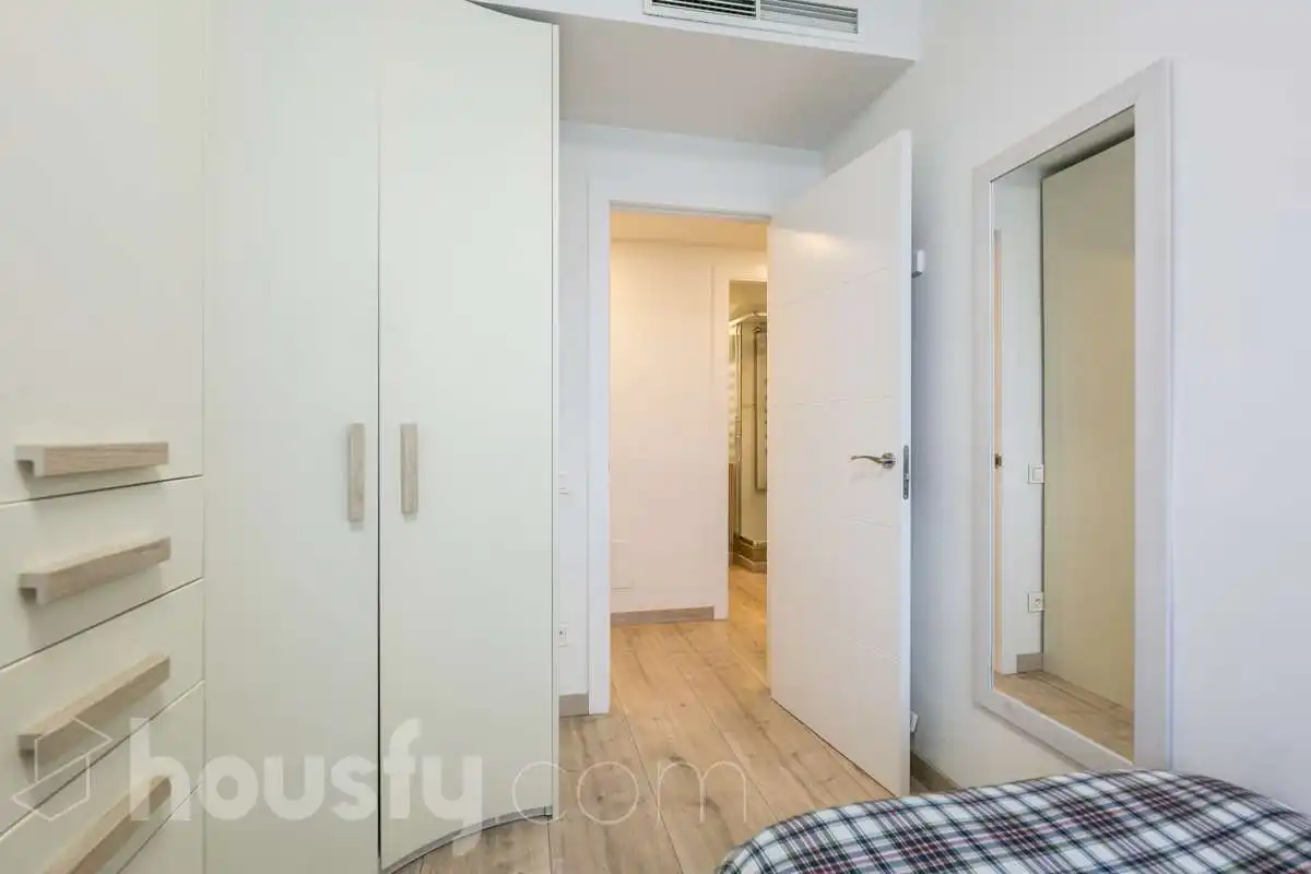 Bedroom of Attic for sale in Sant Joan Despí  with Air Conditioner, Heating and Parquet flooring