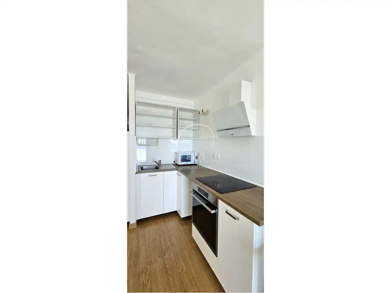 Cocina de Estudio de alquiler en Calvià con Aire acondicionado, Terraza y Amueblado
