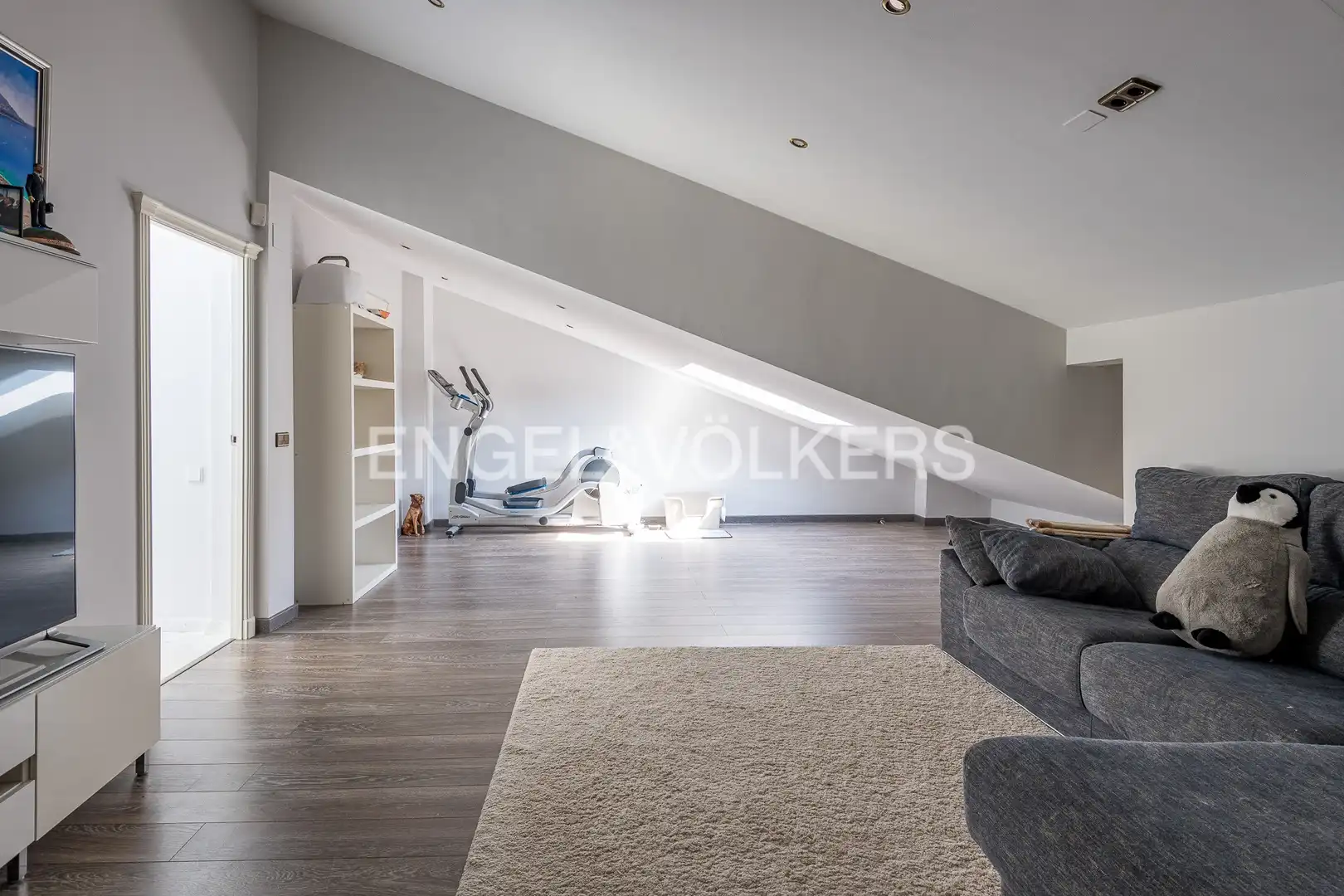 Sala d'estar de Casa o xalet en venda en Castelldefels amb Aire condicionat, Calefacció i Jardí privat