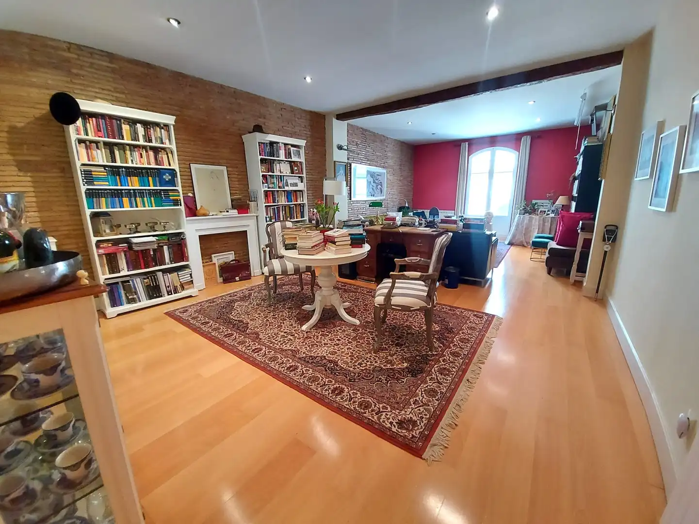 Living room of Flat for sale in  Logroño  with Heating, Parquet flooring and Balcony