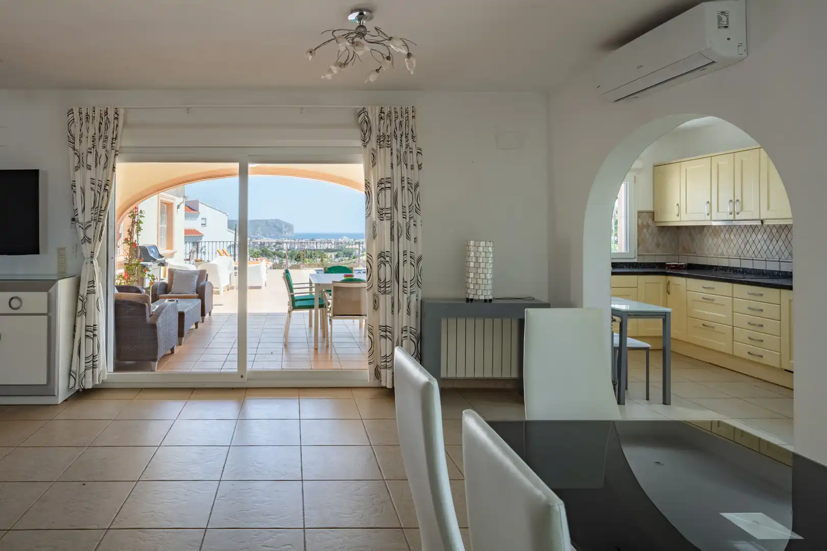 Comedor de Casa o chalet en venta en Jávea / Xàbia con Aire acondicionado, Jardín privado y Terraza