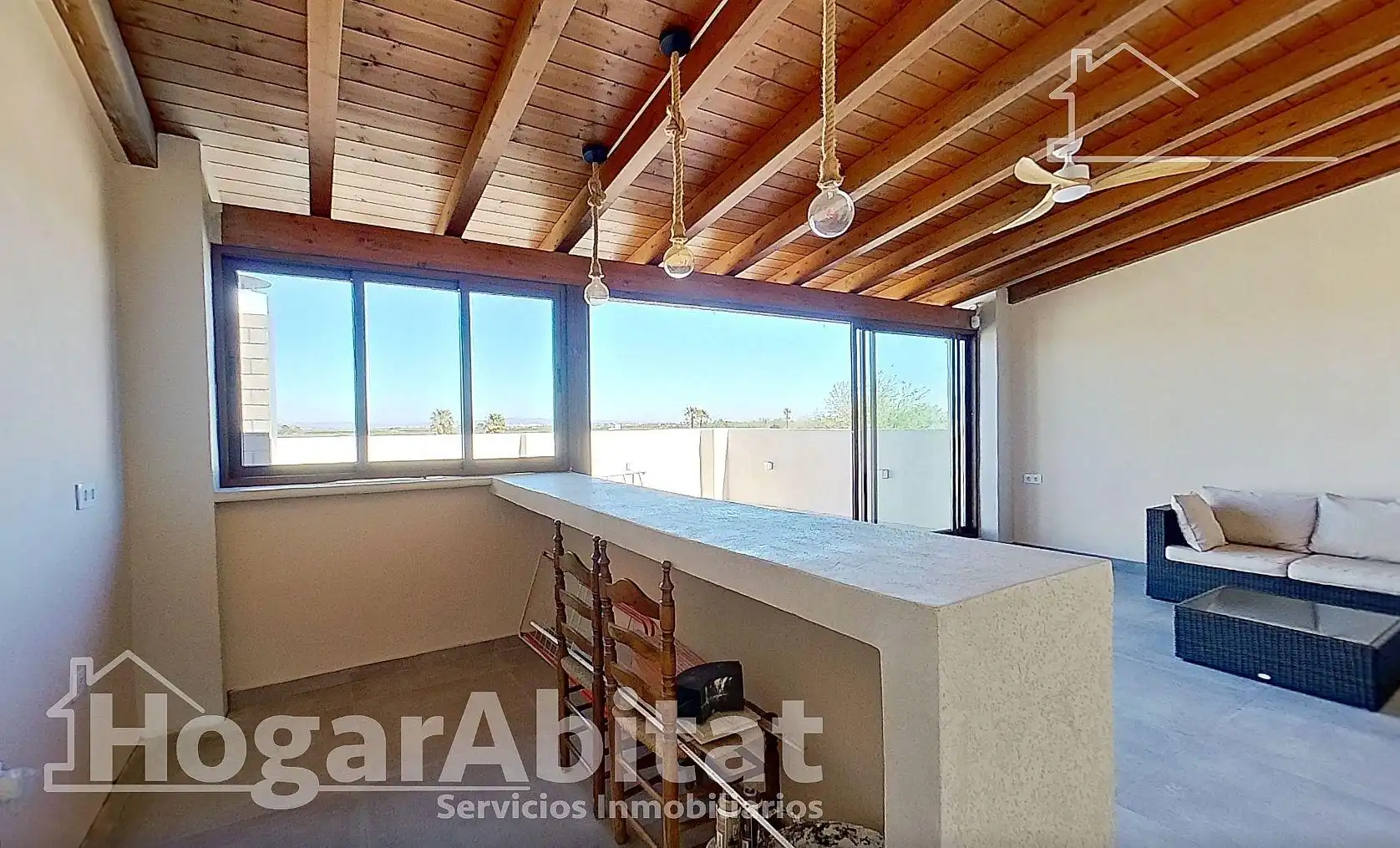 Terraza de Casa o chalet en venta en Benimuslem con Aire acondicionado, Calefacción y Terraza