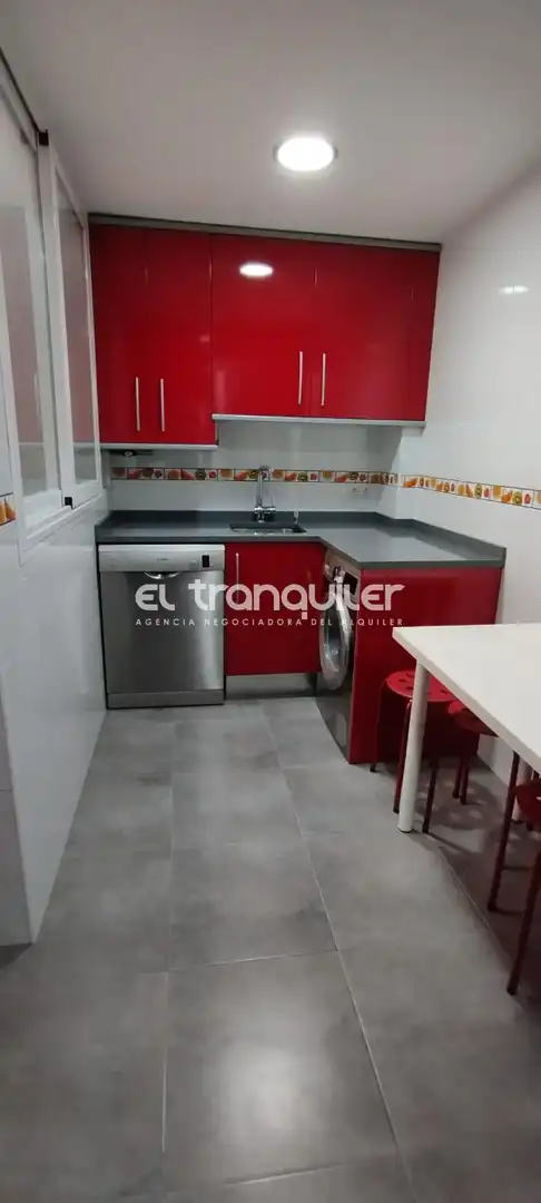 Kitchen of Flat for rent in Alcorcón  with Terrace, Furnished and Washing machine