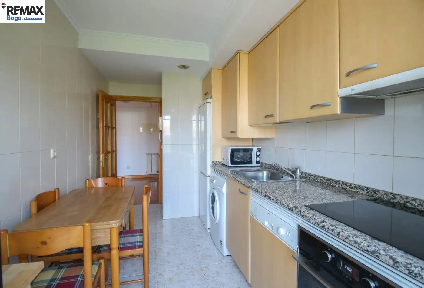 Küche von Wohnung zum Verkauf in Donostia - San Sebastián  mit Heizung, Parkett und Terrasse