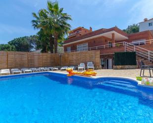 Piscina de Casa o xalet en venda en Lloret de Mar amb Calefacció, Jardí privat i Terrassa