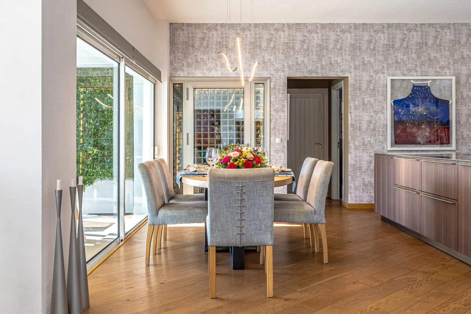 Comedor de Casa o chalet en venta en Marbella con Aire acondicionado, Jardín privado y Terraza