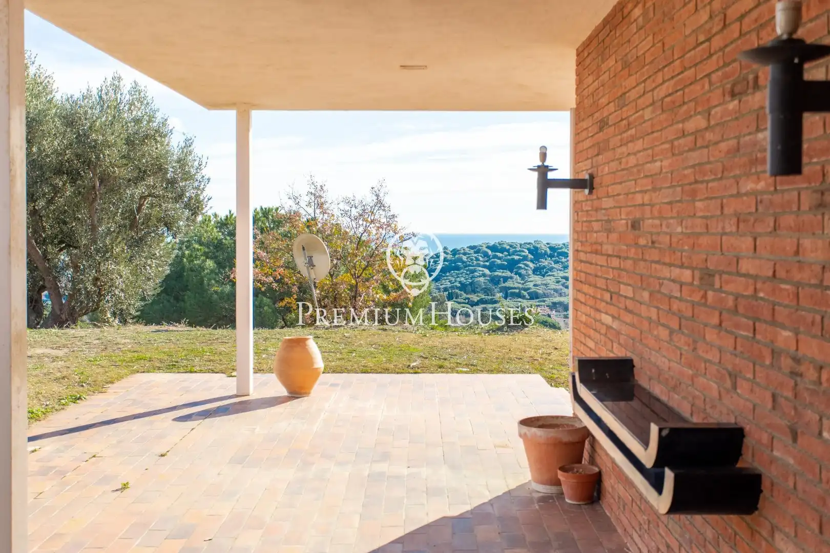 Terrasse von Haus oder Chalet zum Verkauf in Argentona mit Parkett