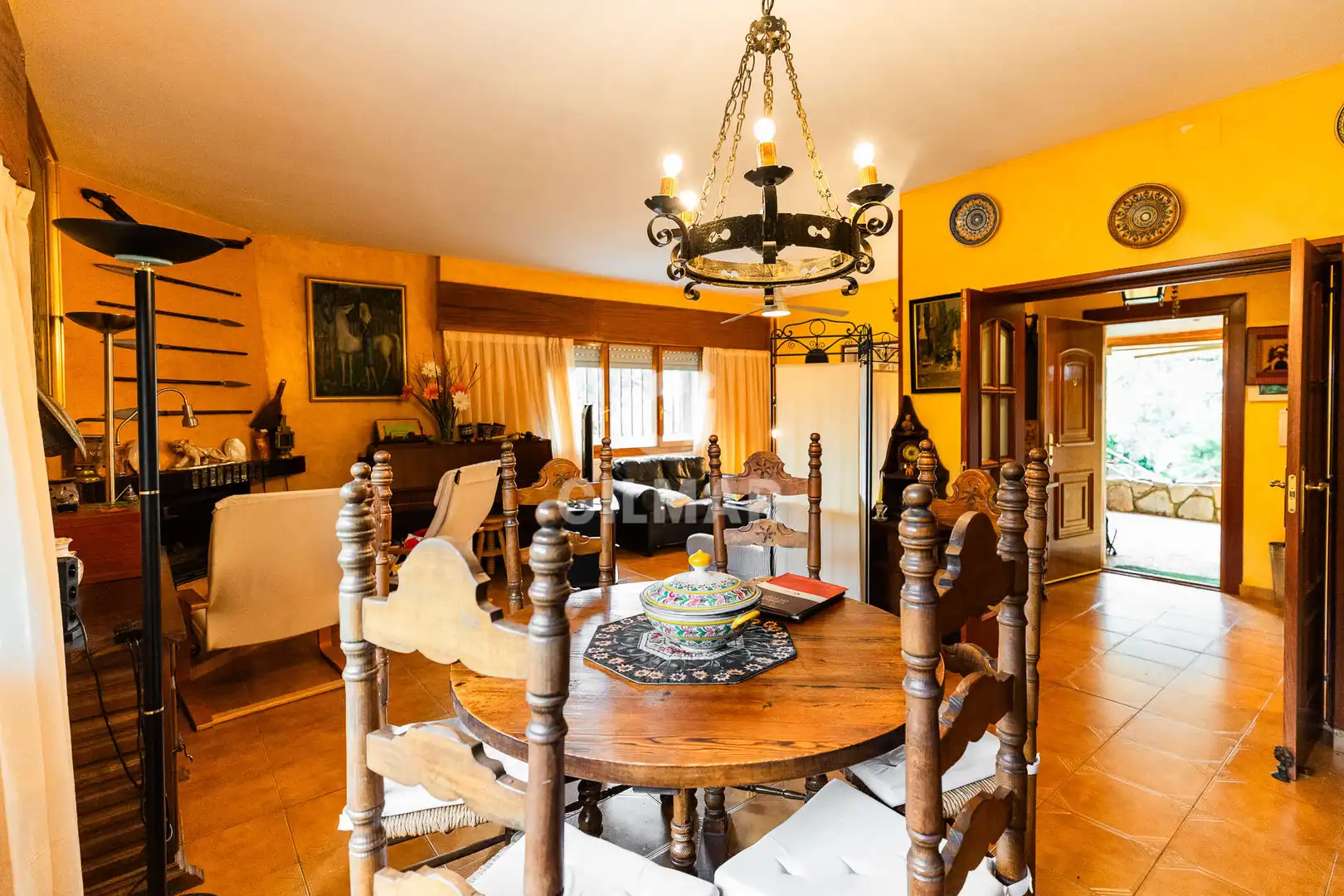 Comedor de Casa o chalet en venta en Hoyo de Manzanares con Calefacción, Jardín privado y Piscina