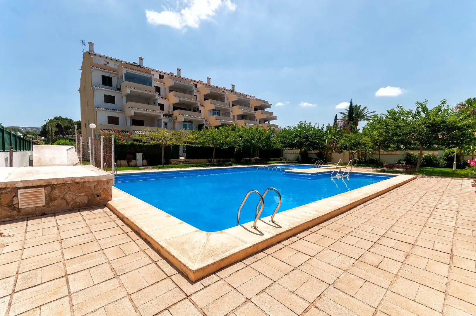 Piscina de Apartamento en venta en Jávea / Xàbia con Jardín privado, Terraza y Piscina comunitaria