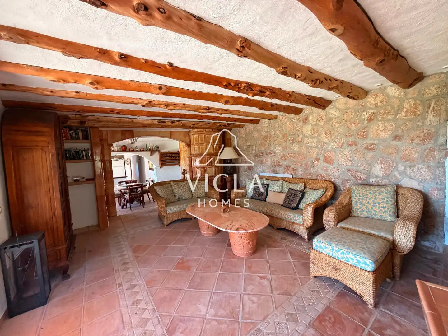 Sala de estar de Casa o chalet en venta en Sant Josep de sa Talaia con Aire acondicionado, Calefacción y Terraza