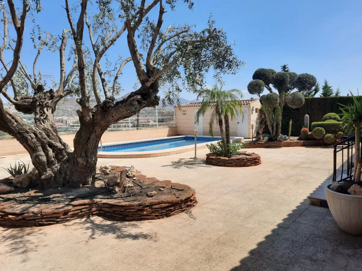 Piscina de Casa o xalet de lloguer en Murcia amb Aire condicionat, Jardí privat i Parquet