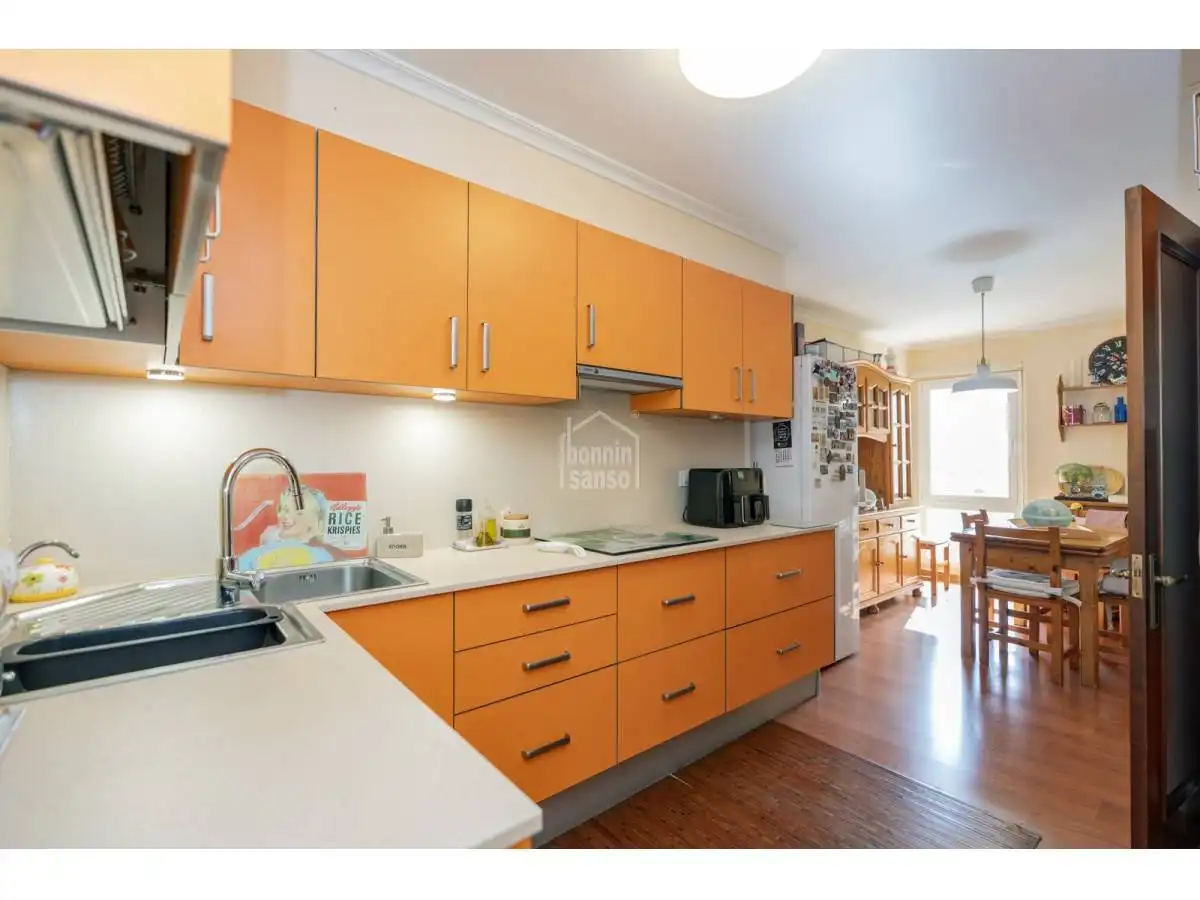 Cocina de Apartamento en venta en Maó - Mahón con Jardín privado, Terraza y Piscina