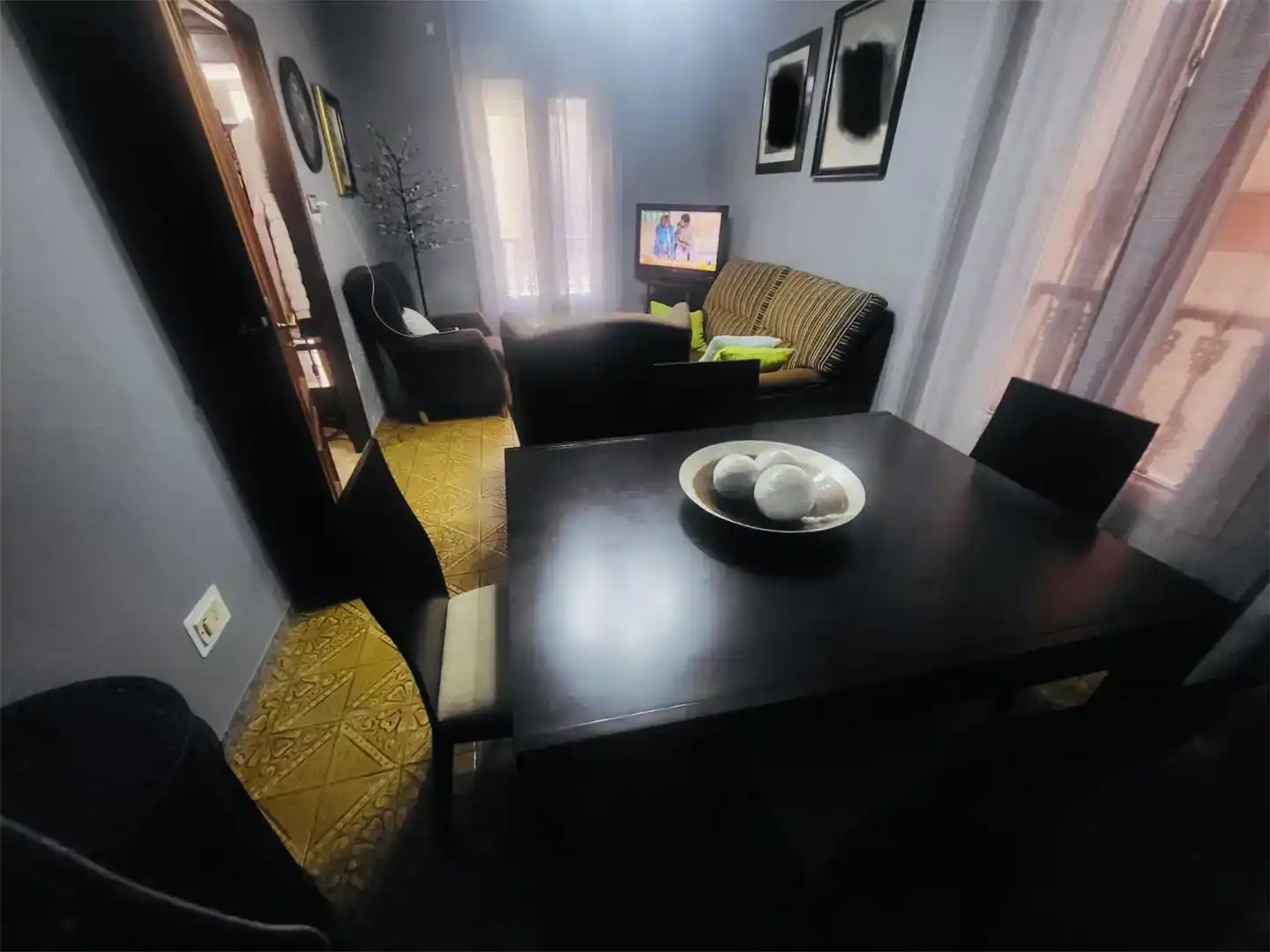 Comedor de Casa adosada en venta en Ribeira con Amueblado, Horno y Lavadora