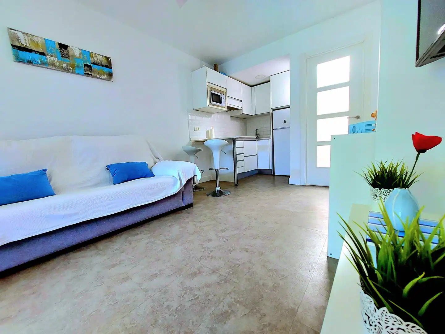 Habitación de Dúplex de alquiler en San Bartolomé de Tirajana con Jardín privado, Terraza y Piscina