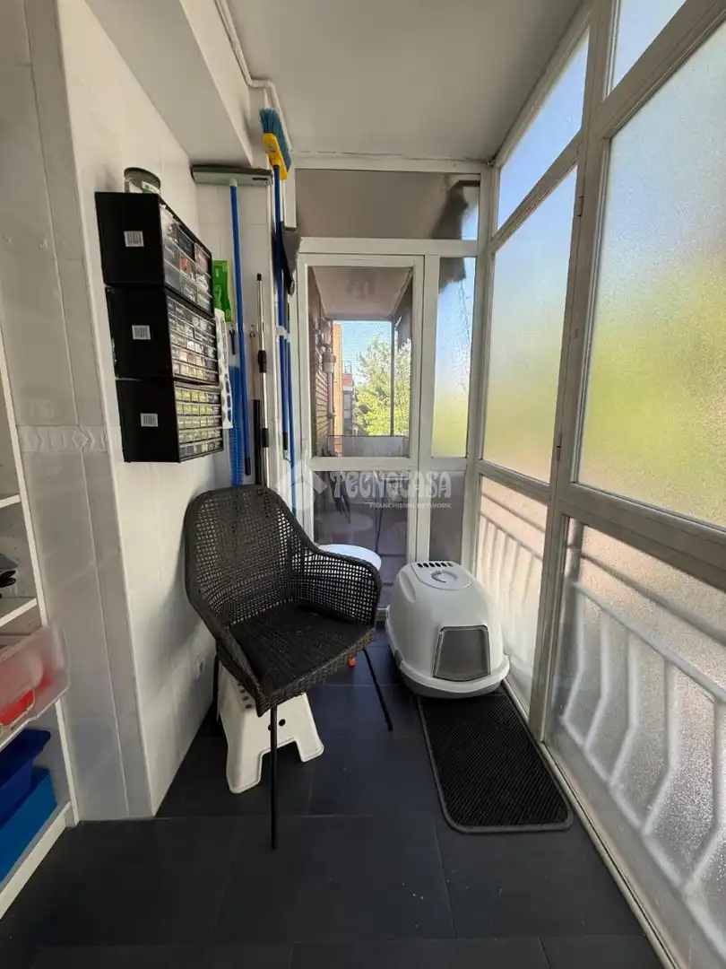 Balcony of Flat for sale in Madrid  with Air Conditioner, Heating and Parquet flooring