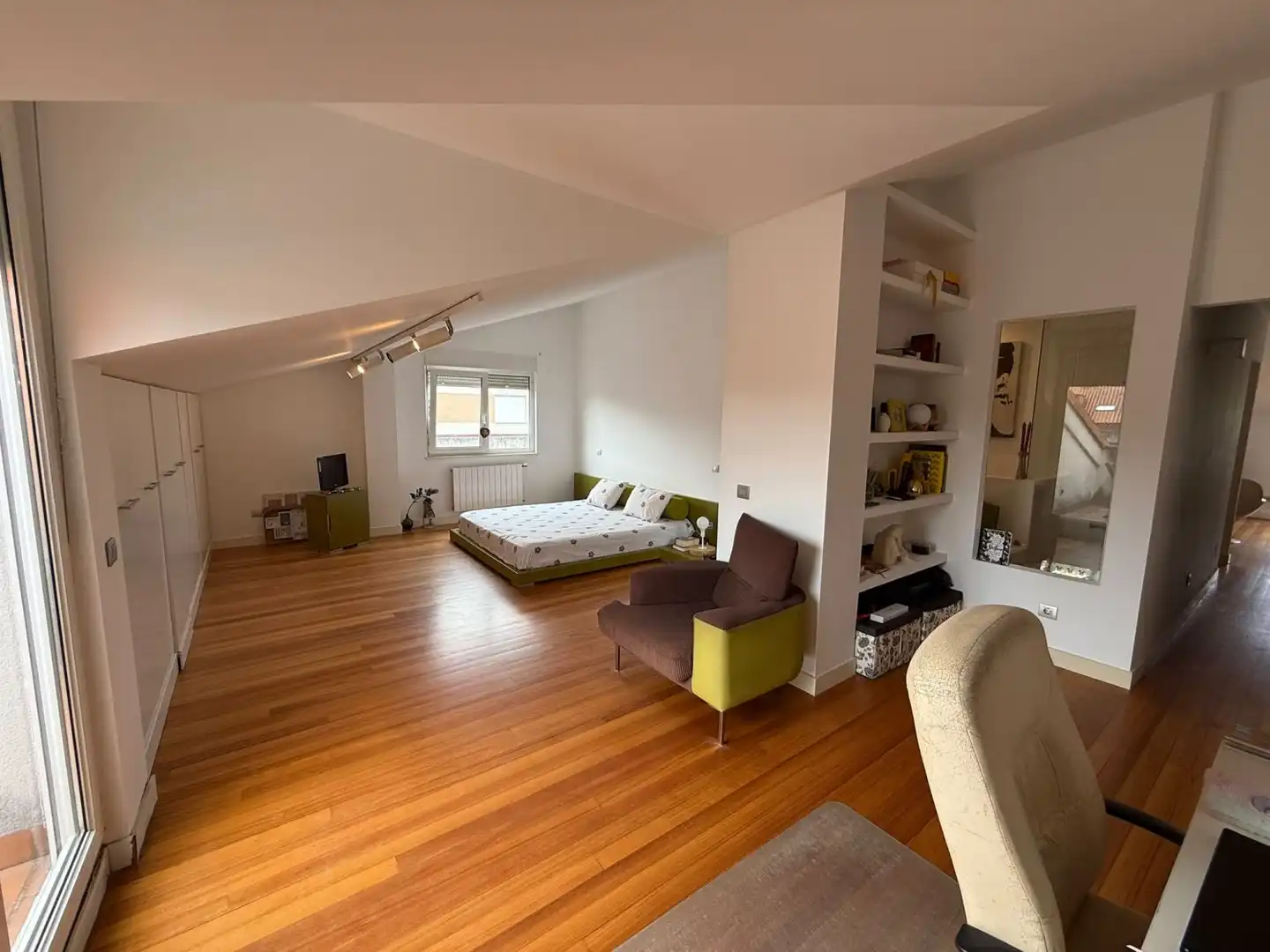 Living room of Attic for sale in Entrambasaguas  with Heating, Parquet flooring and Terrace