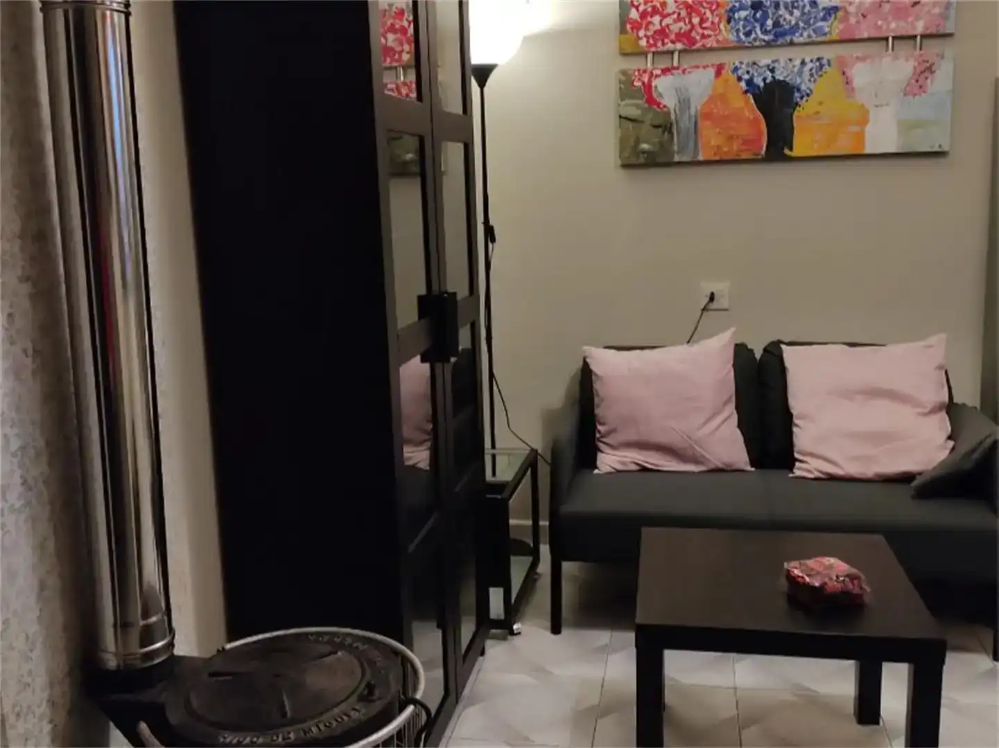 Wohnzimmer von Wohnung zur Miete in Valga mit Möbliert, Ofen und Waschmaschine