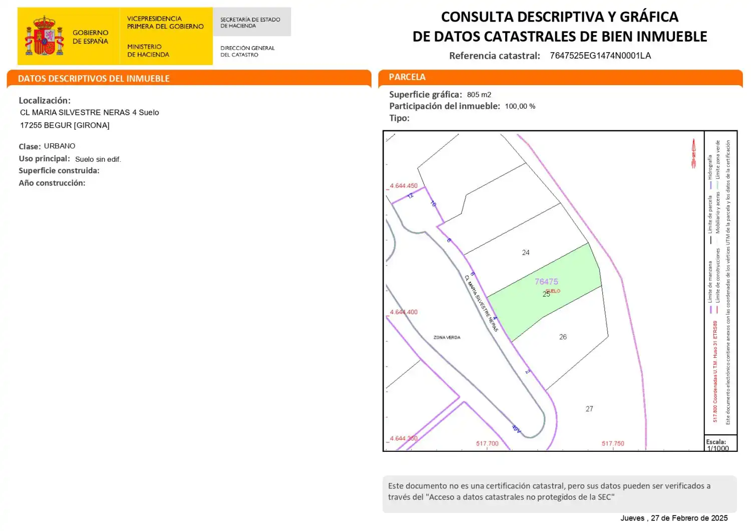 Terreno residencial en venta en Begur pueblo, imagen 4