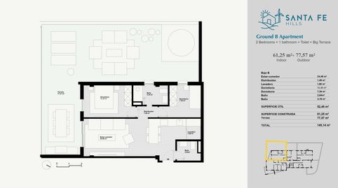 Vivienda planta baja, Santa Fe Hills, Obra Nueva, ENTREGA PREVISTA MARZO 2027.