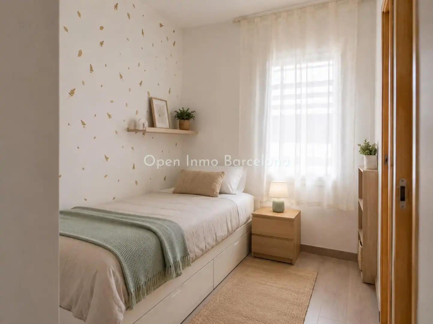 Schlafzimmer von Wohnung zur Miete in Sitges mit Klimaanlage, Heizung und Möbliert