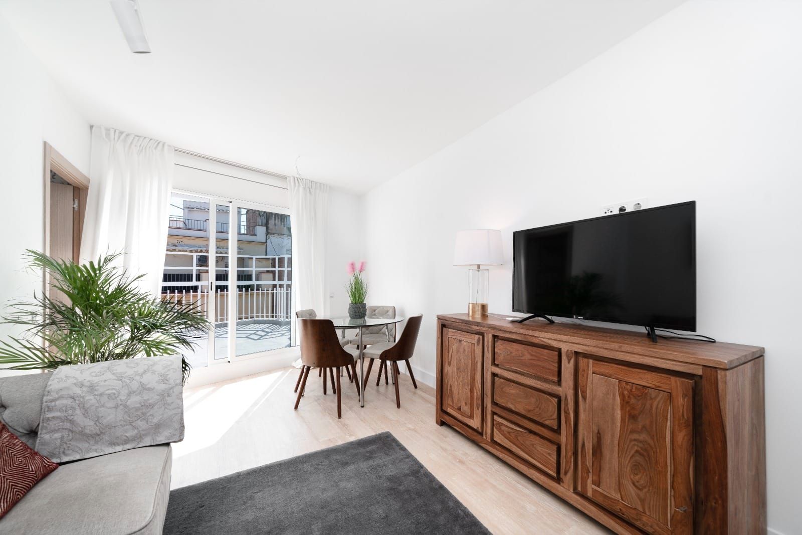 Living room of Attic to rent in  Barcelona Capital  with Air Conditioner, Heating and Parquet flooring