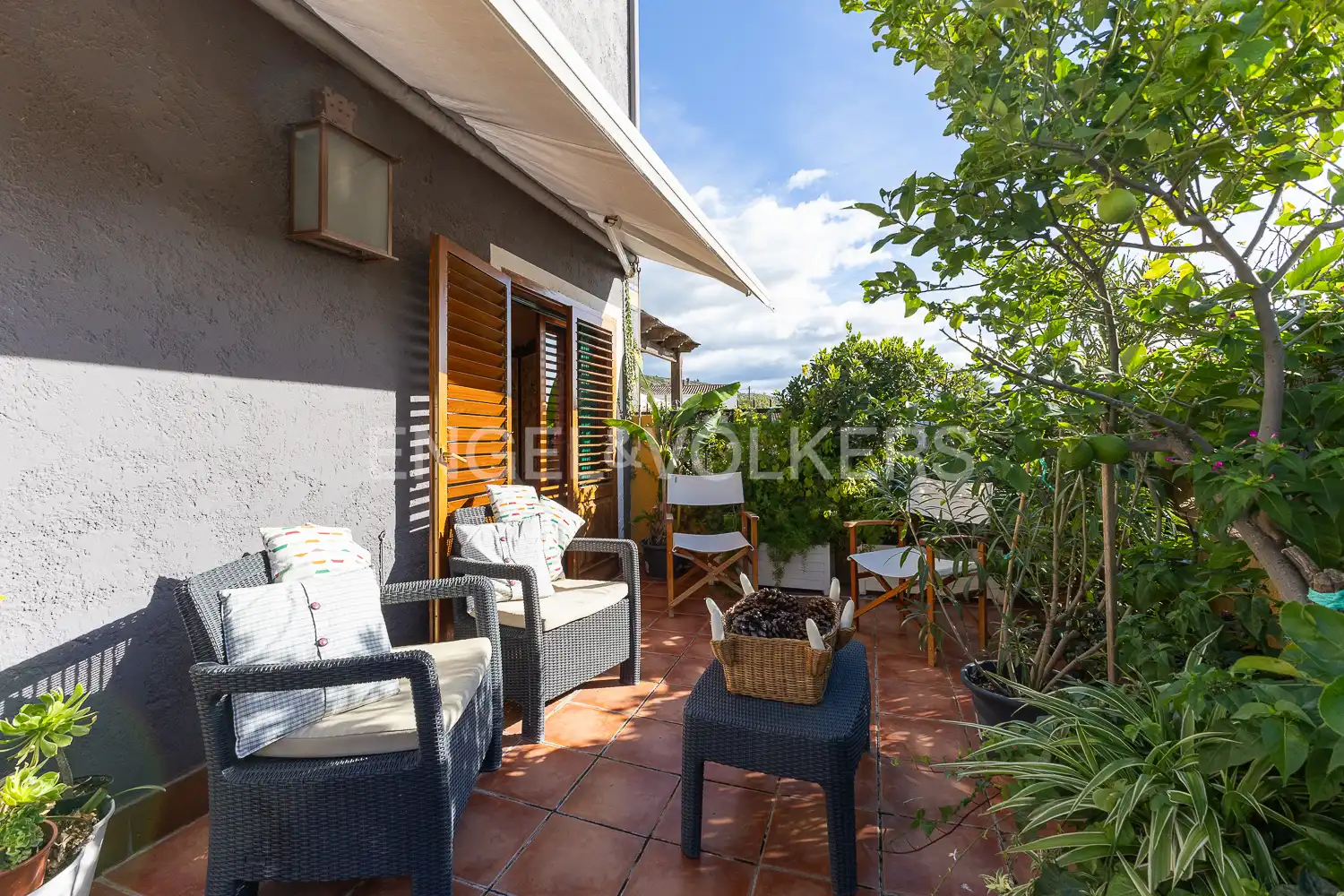 Terraza de Casa adosada en venta en Viver con Calefacción, Terraza y Amueblado