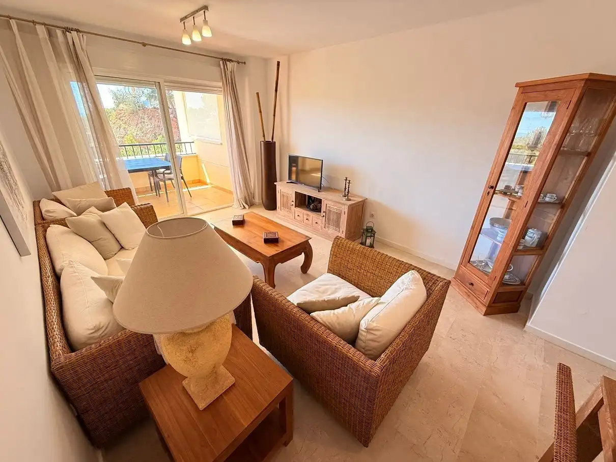 Wohnzimmer von Wohnungen zur Miete in Altea mit Klimaanlage, Heizung und Terrasse