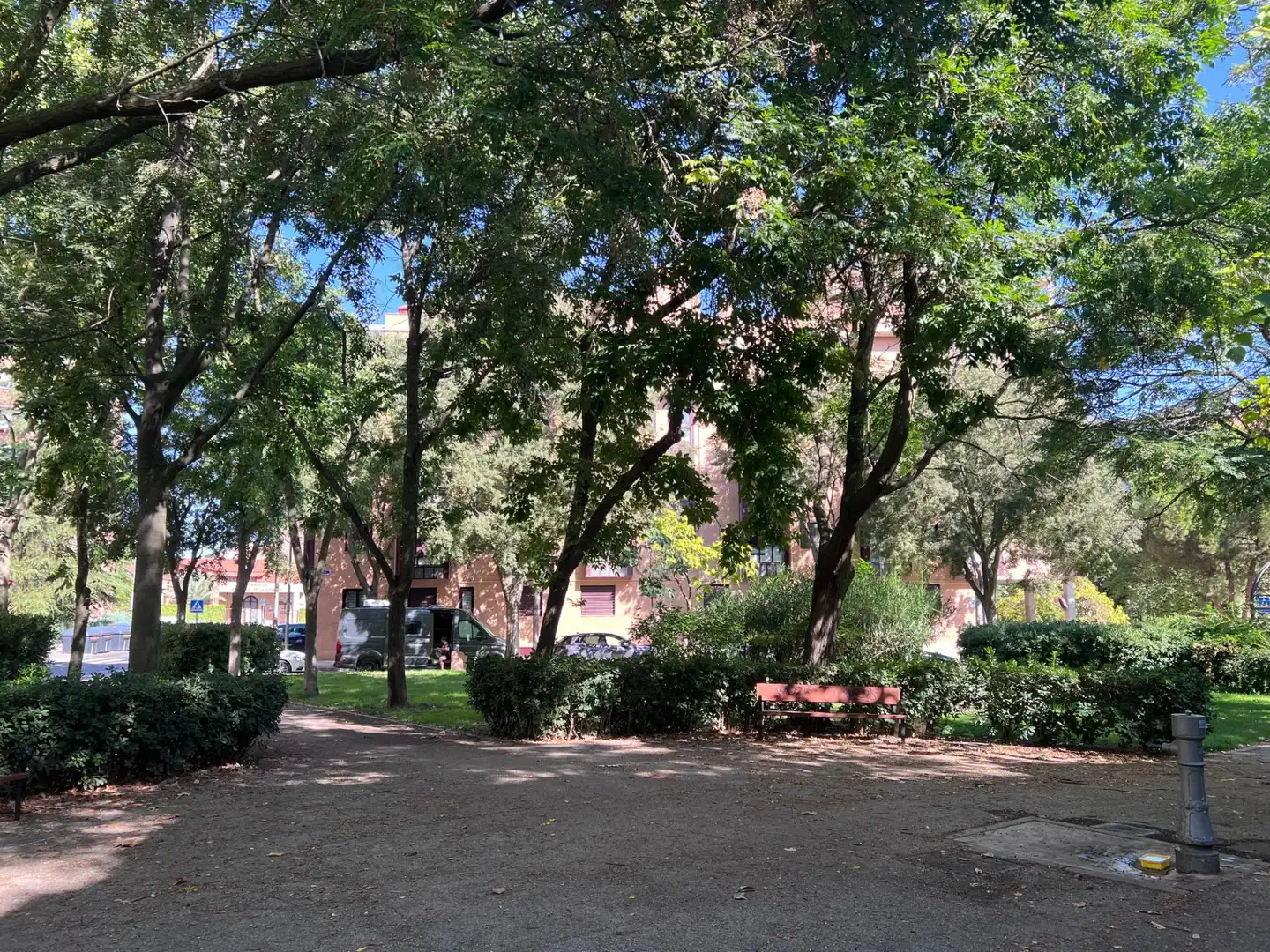 Exterior view of Flat for rent in Madrid  with Air Conditioner, Heating and Private garden