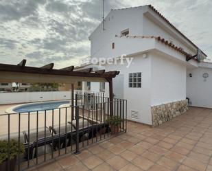 Exterior view of Single-family semi-detached for sale in L'Ampolla  with Air Conditioner, Heating and Terrace