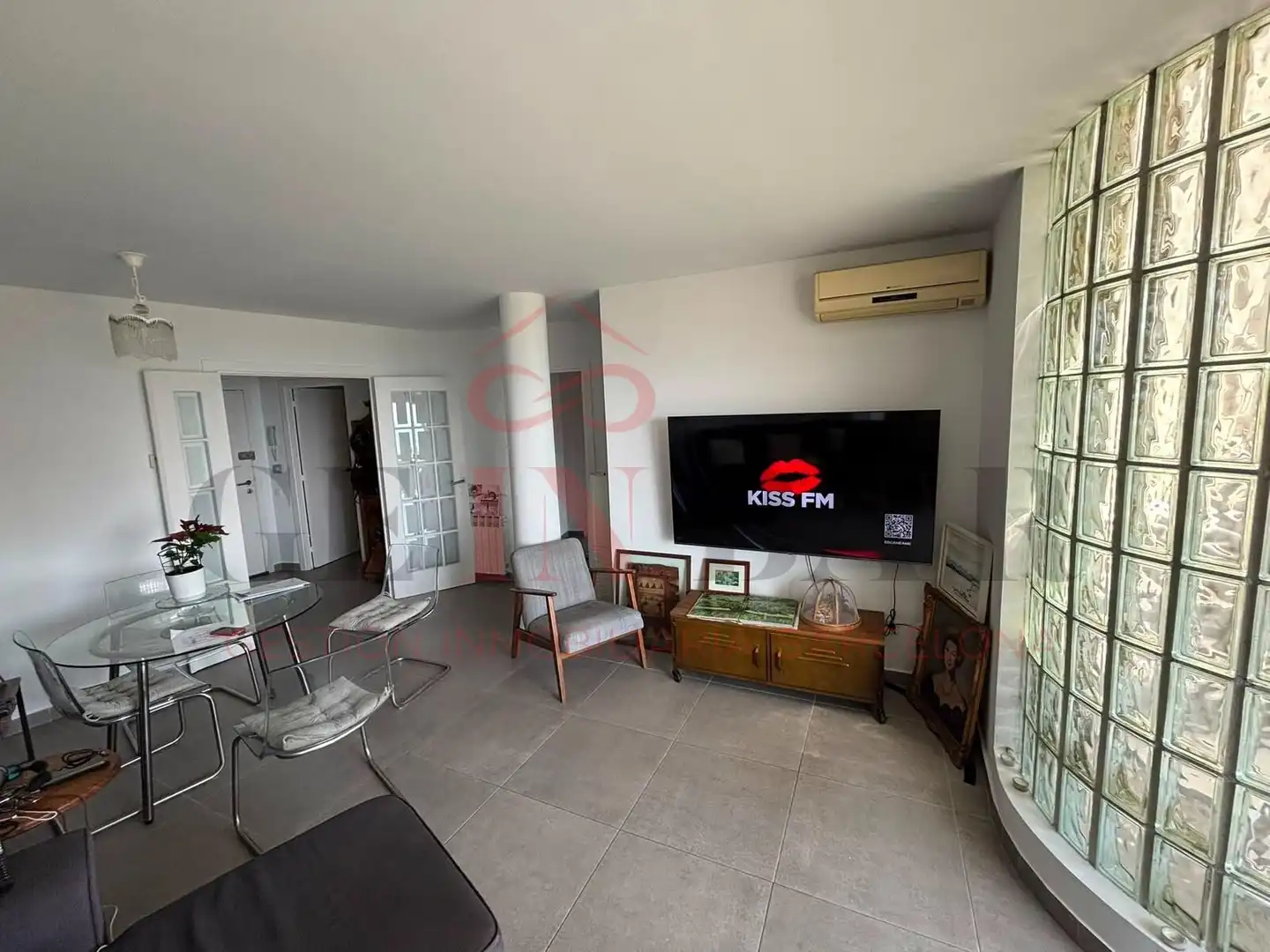Sala d'estar de Àtic en venda en Sant Andreu de Llavaneres amb Aire condicionat, Calefacció i Jardí privat