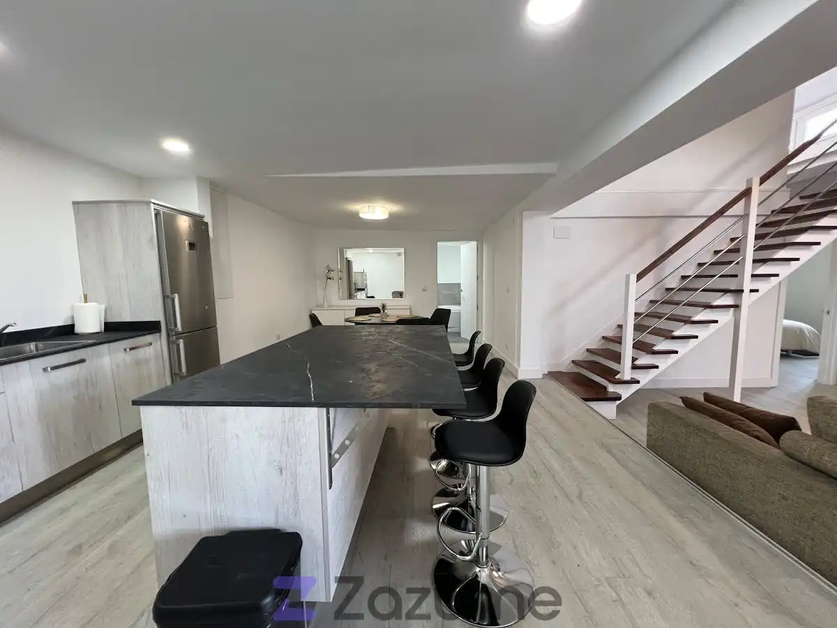 Cocina de Casa o chalet de alquiler en Santurtzi  con Calefacción, Jardín privado y Terraza