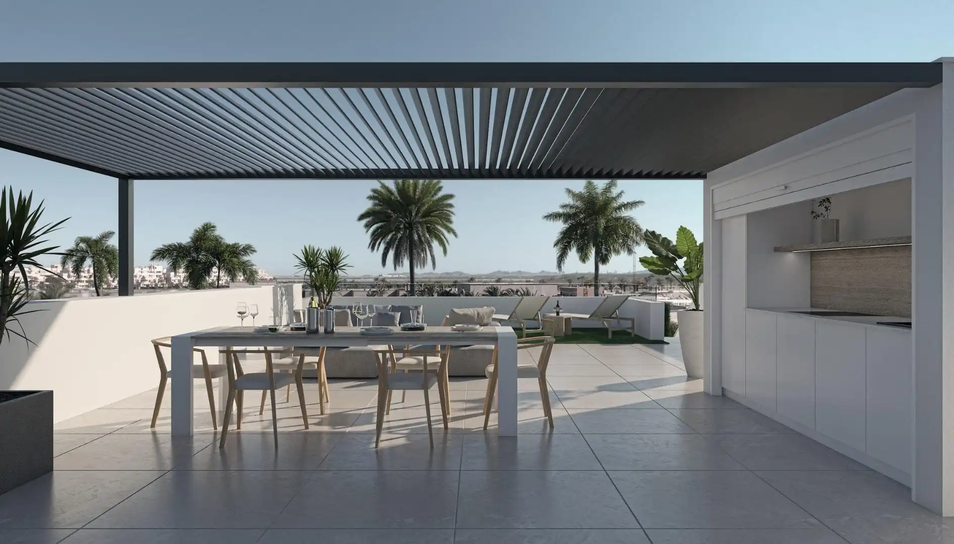 Terraza de Ático en venta en Alhama de Murcia con Aire acondicionado, Terraza y Piscina