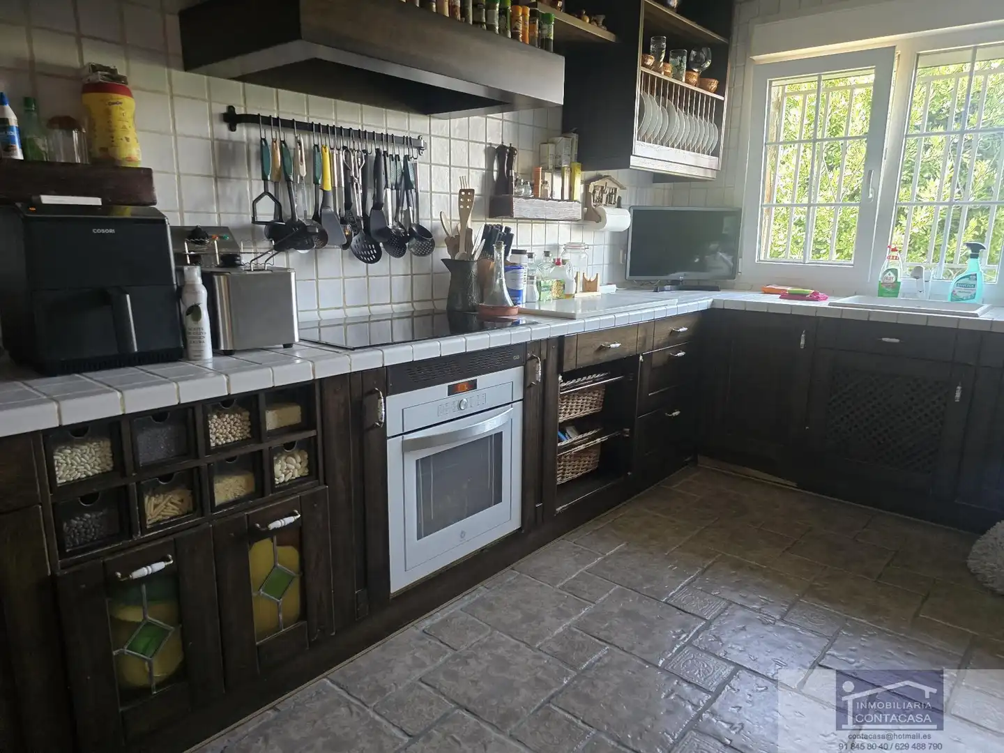 Cocina de Casa o chalet en venta en El Boalo - Cerceda – Mataelpino con Aire acondicionado, Calefacción y Terraza