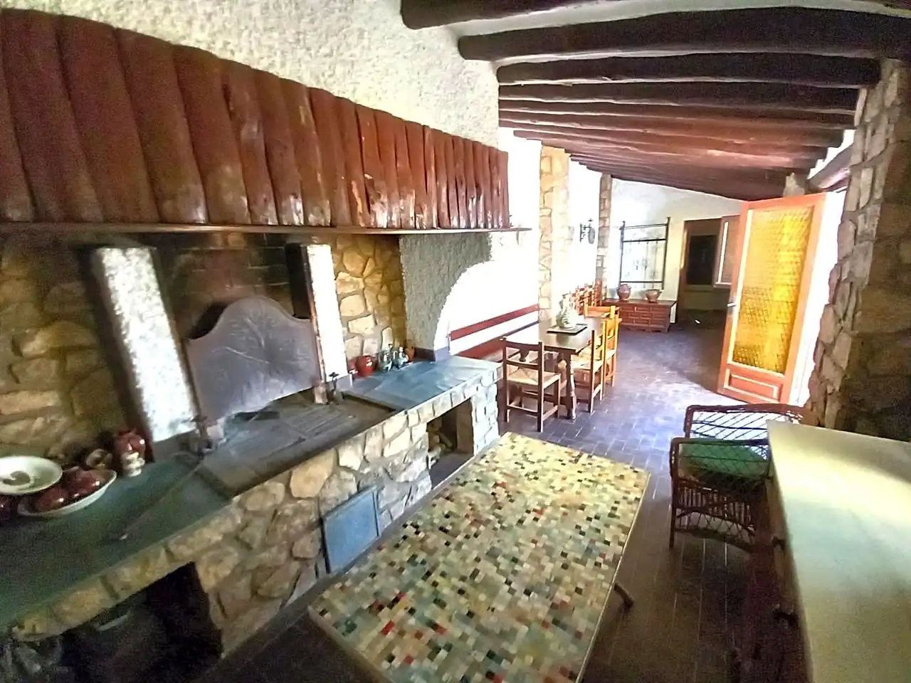 Cuina de Casa o xalet en venda en Gelsa amb Calefacció, Jardí privat i Terrassa